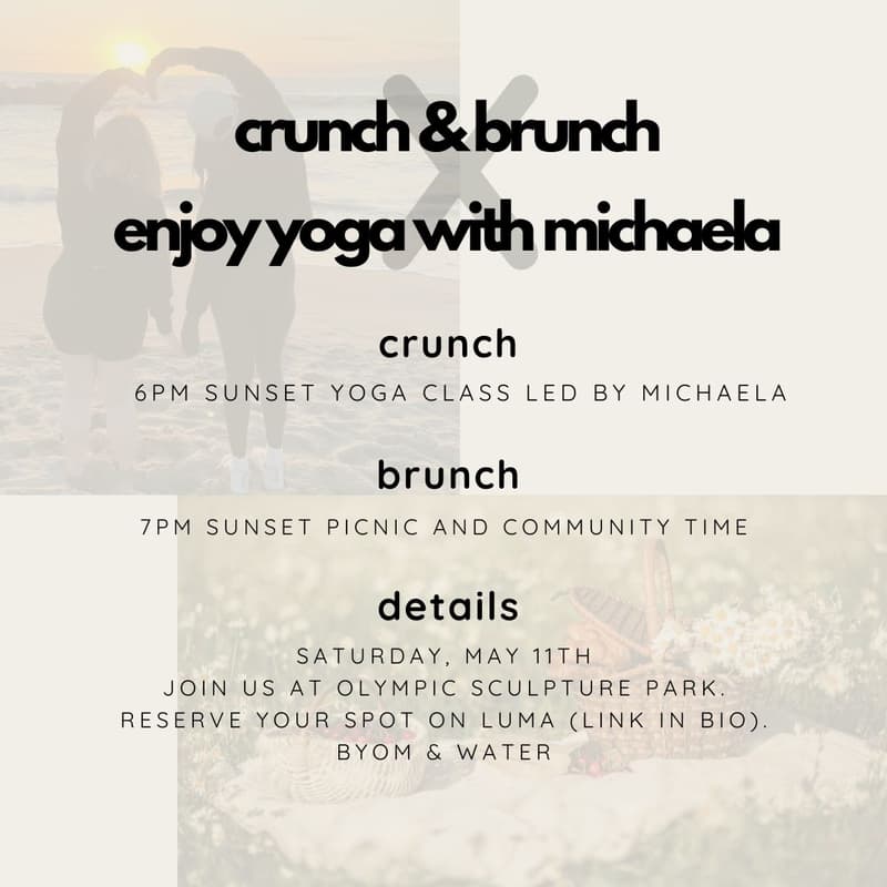 Cover Image for May Crunch & Brunch x Enjoy Yoga with Michaela - Sunset Yoga and Picnic