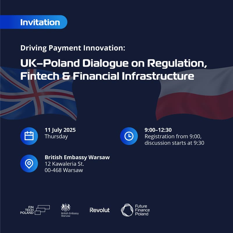 Cover Image for Driving Payment Innovation: UK–Poland Dialogue on Regulation, Fintech & Financial Infrastructure