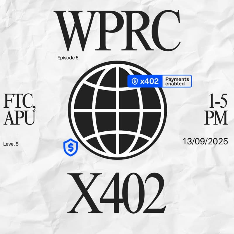 Cover Image for WPRC: x402
