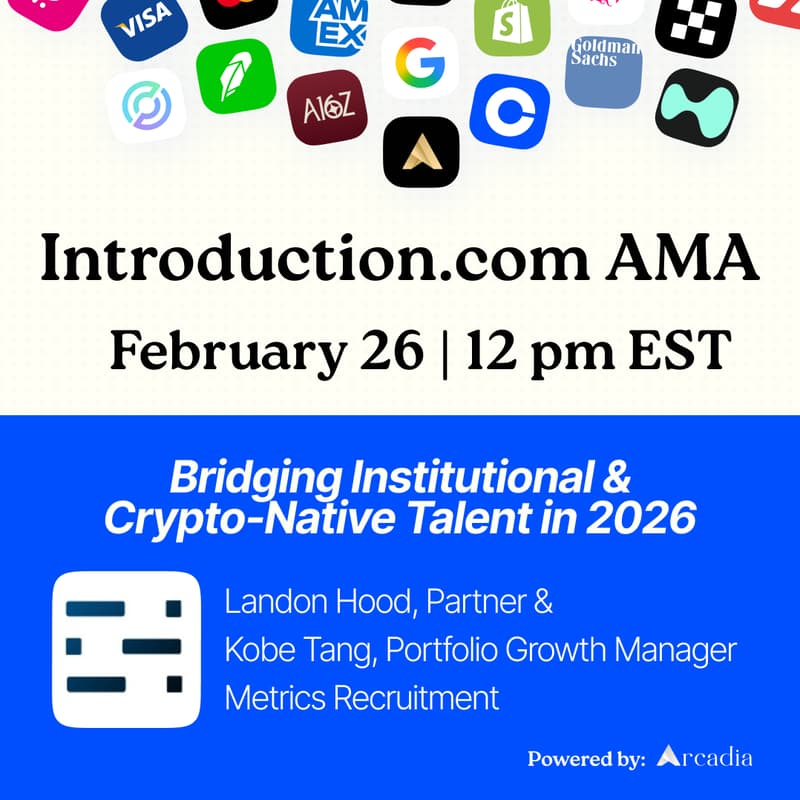 Cover Image for Bridging Institutional <-> Crypto-Native Talent in 2026 with Metrics Recruitment