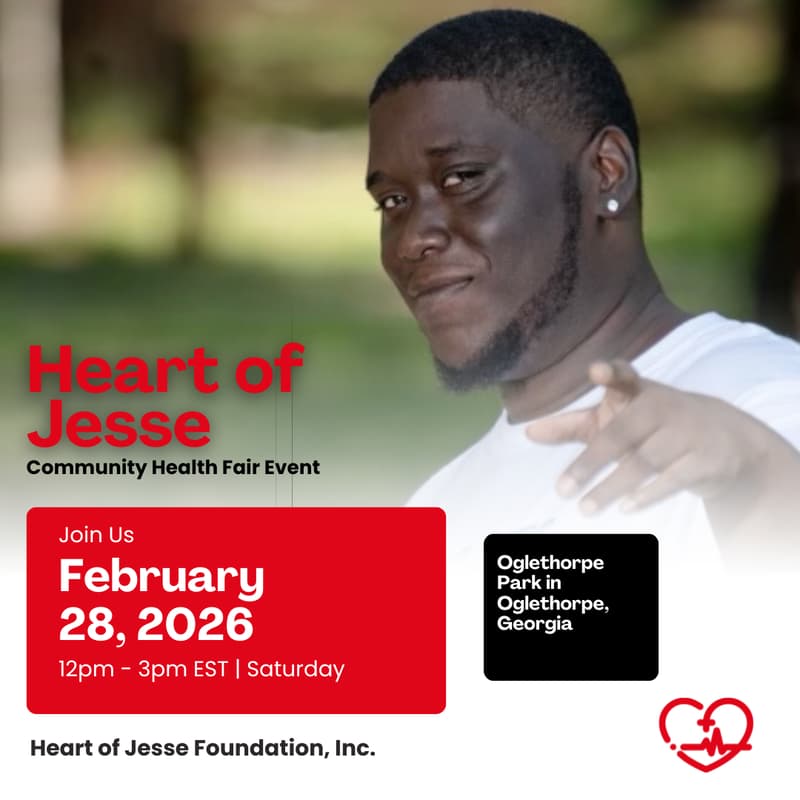 Cover Image for Community Heart Health Event: Heart of Jesse Legacy Walk & Run