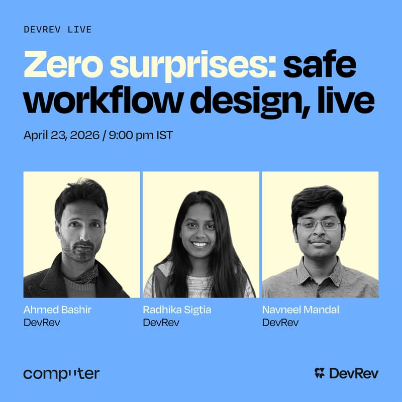 Cover Image for Zero surprises: safe workflow design, live