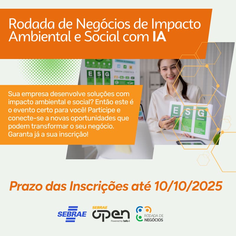 Cover Image for Rodada de Negócios com IA: Impacto Ambiental e Social