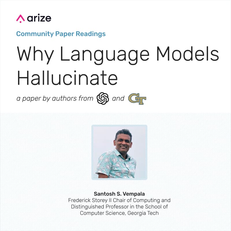 Cover Image for Community Paper Reading: Why Language Models Hallucinate