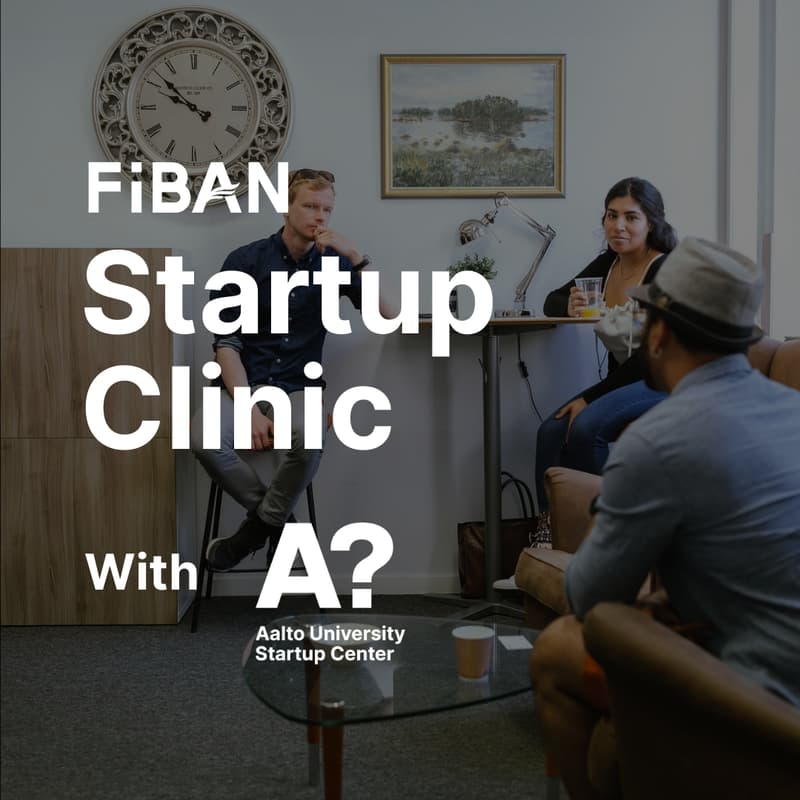 Cover Image for FiBAN Startup Clinic with Aalto Startup Center
