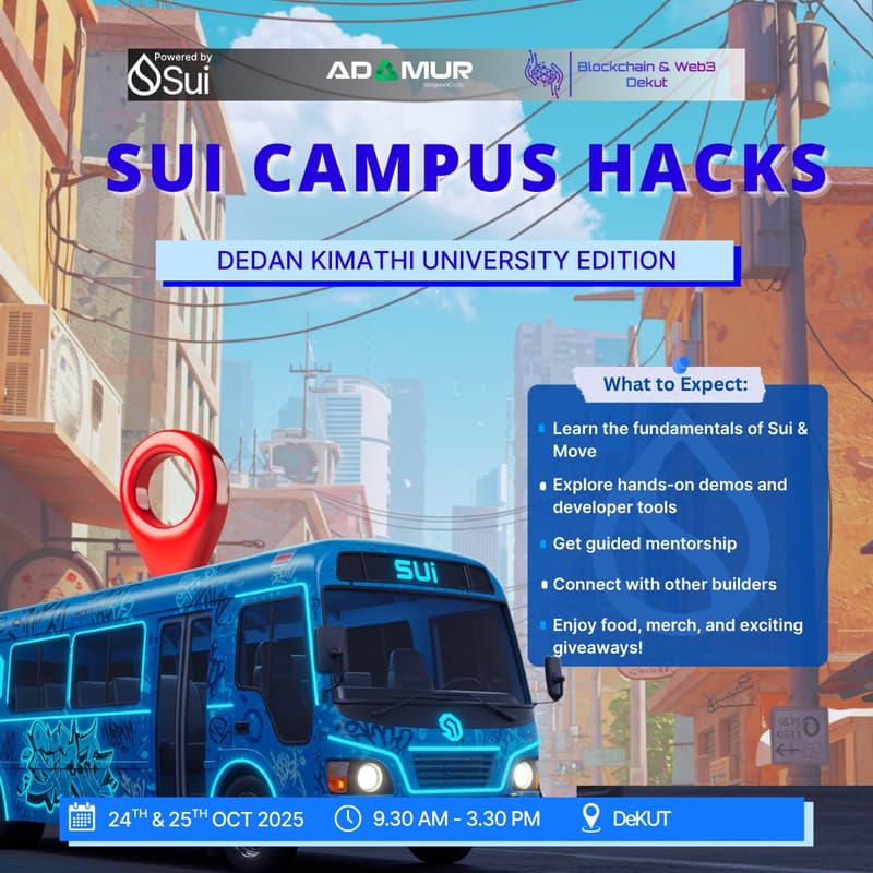 Cover Image for SUI CAMPUS HACKS - DeKUT Edition