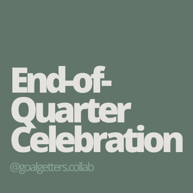 Cover Image for End-of-Quarter Celebration