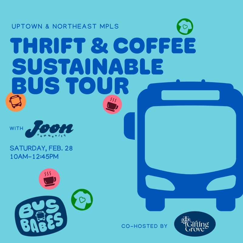 Cover Image for Thrift & Coffee Sustainable Bus Tour