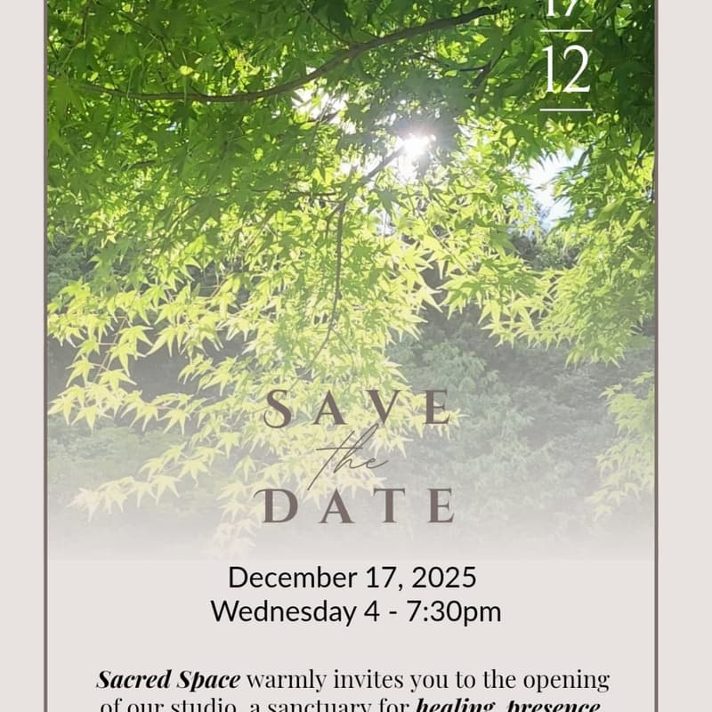 Cover Image for Sacred Space Therapy and Wellness Grand Reopening