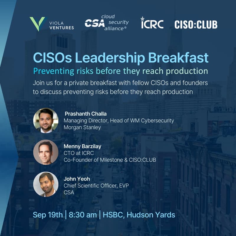 Cover Image for CISOs Leadership Breakfast