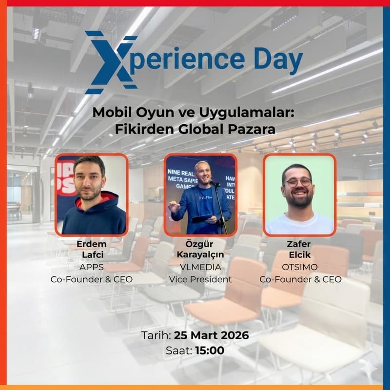 Cover Image for Xperience Day - Mobil Oyun ve Uygulamalar: Fikirden Global Pazara