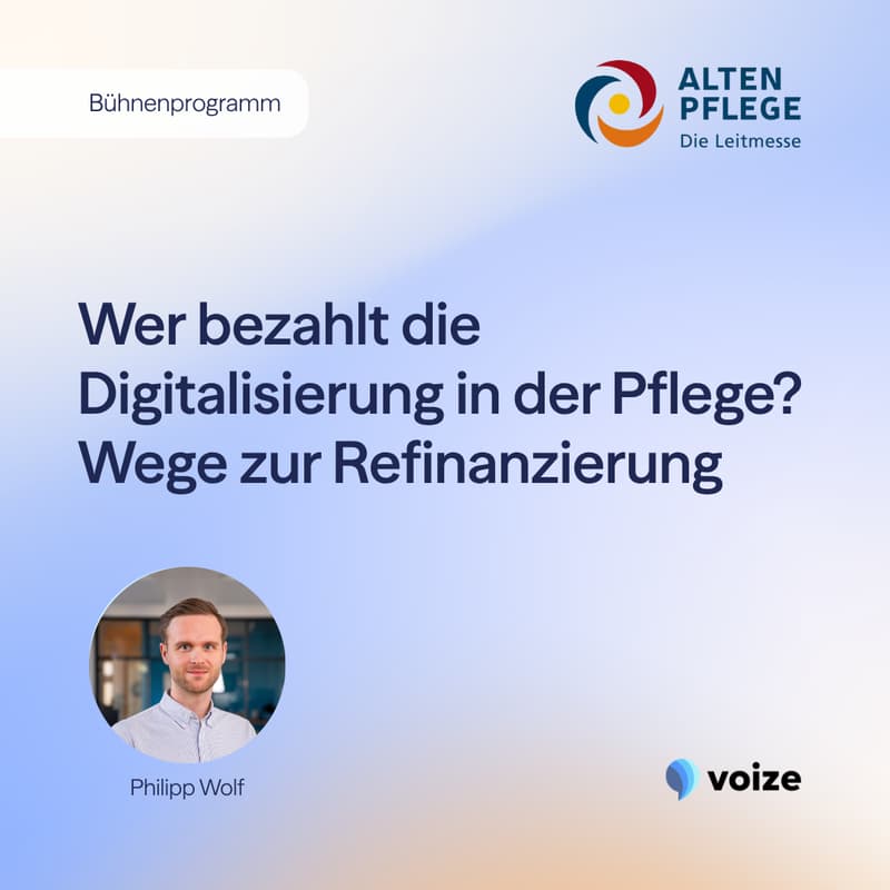 Titelbild für Wer bezahlt die Digitalisierung in der Pflege? Wege zur Refinanzierung