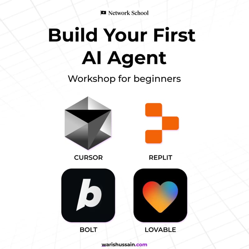 Cover Image for Build Your First AI Agent (Workshop)