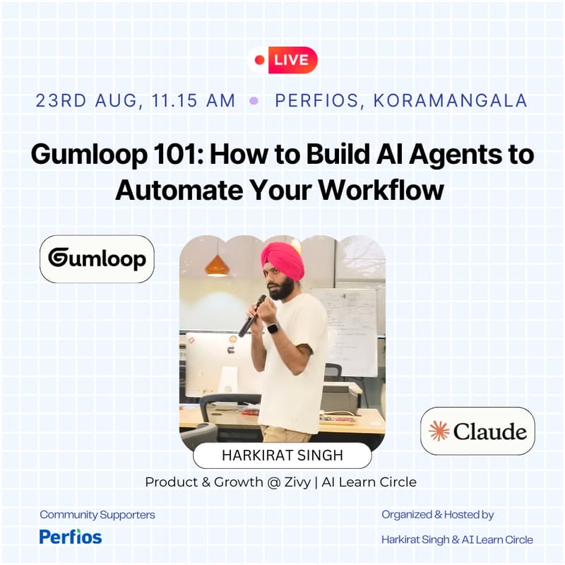 Cover Image for Gumloop 101: How to Build AI Agents to Automate Your Workflow