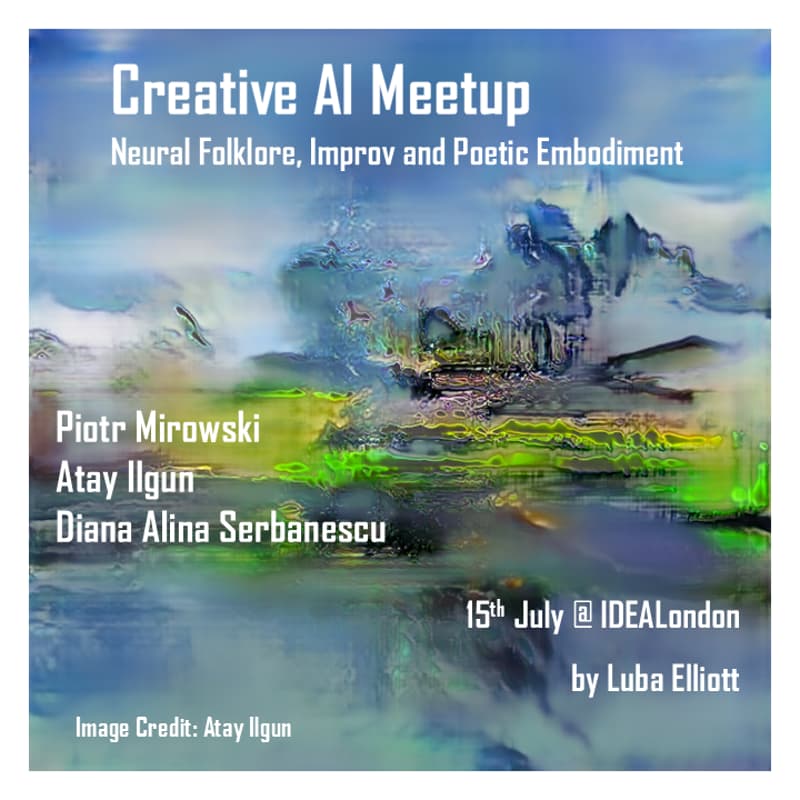 Cover Image for Creative AI Meetup: Neural Folklore, Improv and Poetic Embodiment