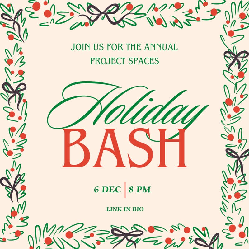 Cover Image for Project Spaces Annual Holiday Bash