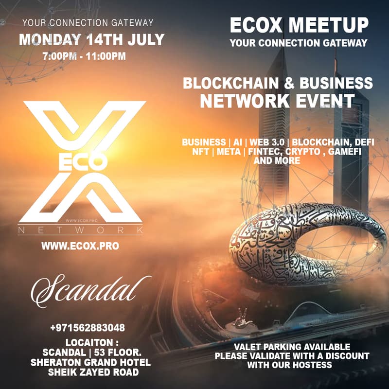 Cover Image for Ecox Network Blockchain & Business Meetup