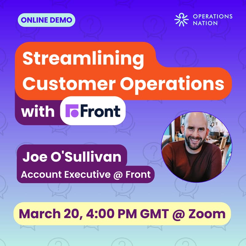 Cover Image for How to Streamline Customer Operations with Front