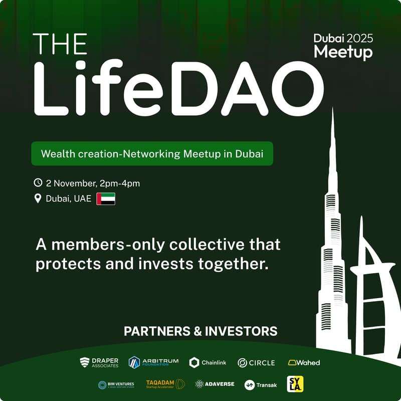 Cover Image for The LifeDAO Community Meetup - Dubai Edition