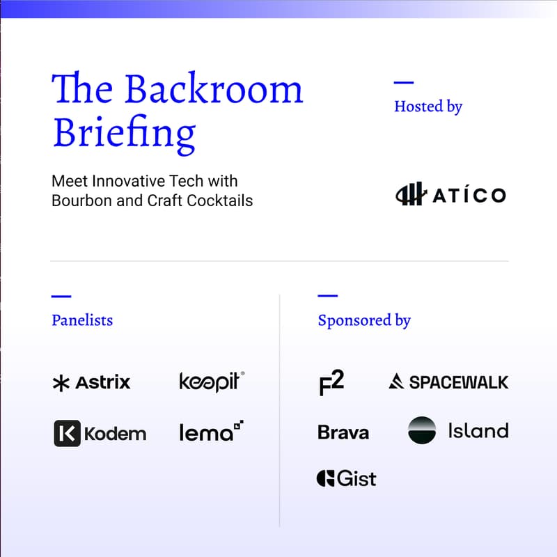 Cover Image for The Backroom Briefing: Meet Innovative Tech with Bourbon and Craft Cocktails