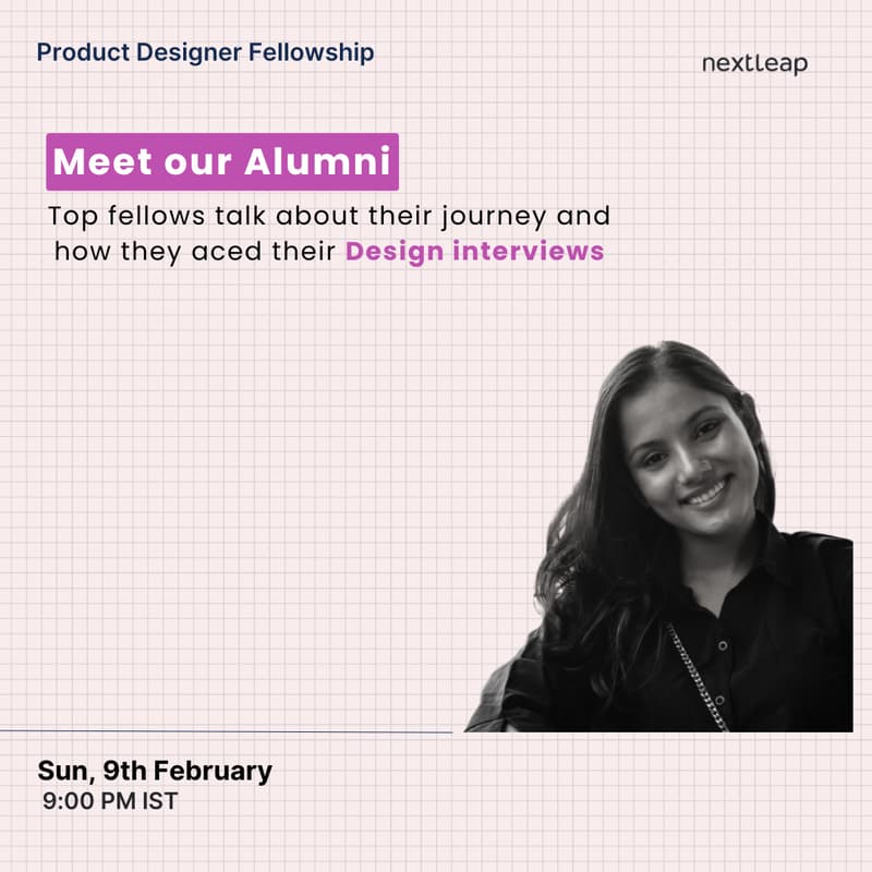 Cover Image for Meet our Alumni - Product Designer Fellowship