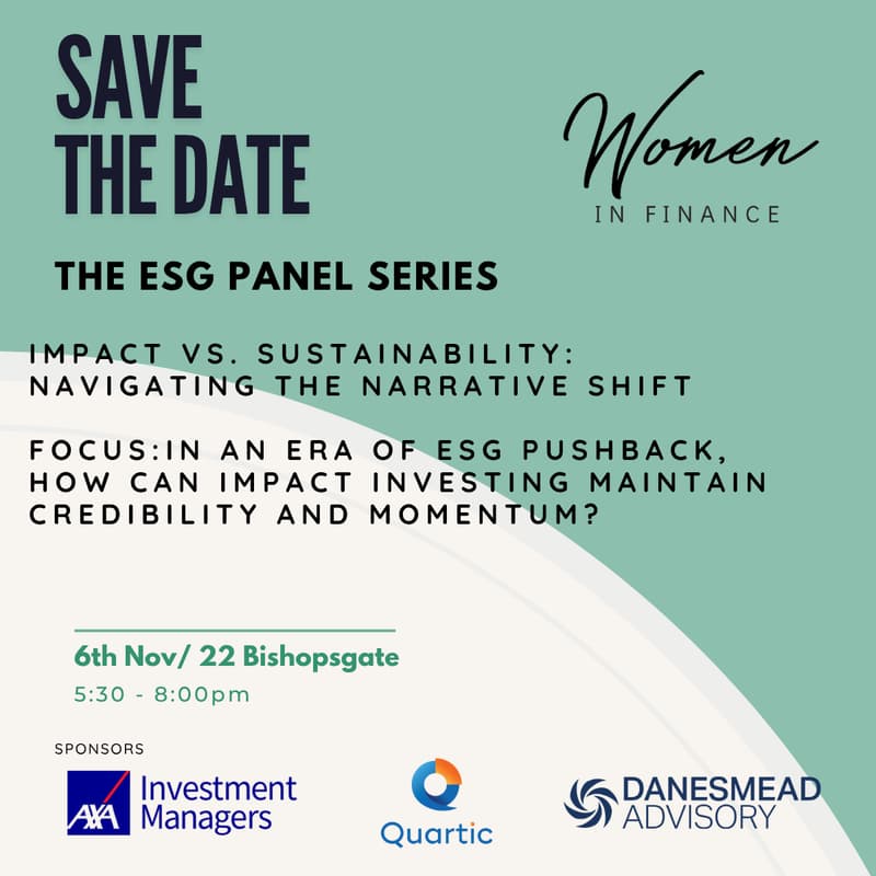 Cover Image for ESG series -Impact vs. Sustainability: