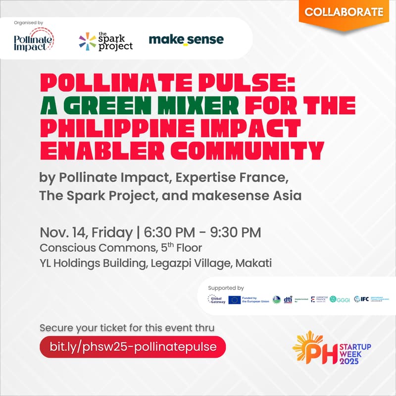 Cover Image for Pollinate Pulse: A Green Mixer for the Philippine Impact Enabler Community