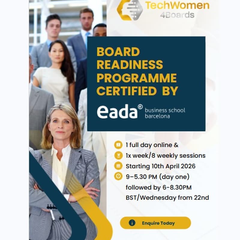 Cover Image for Board Readiness Programme Certified by EADA
