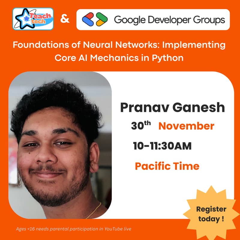 Cover Image for Code Catalyst Workshop Series - Workshop By Pranav Ganesh