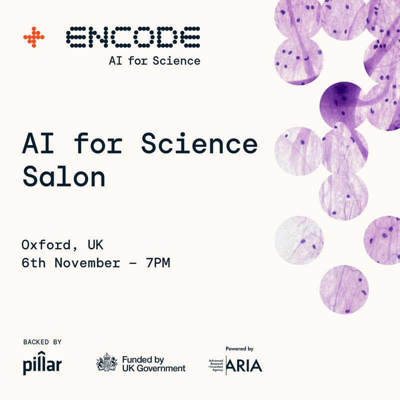 Cover Image for Save The Date: AI for Science Salon - Oxford