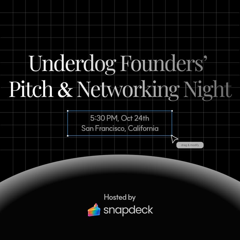Cover Image for Underdog Founders Pitch & Networking Night