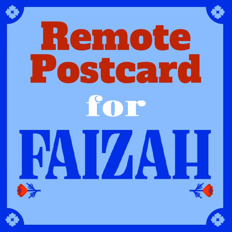 Cover Image for Remote Postcard Writing 💌