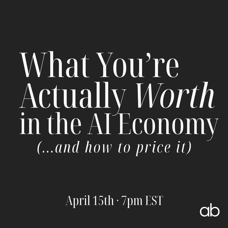 Cover Image for What You're Actually Worth in the AI Economy, And How To Price It