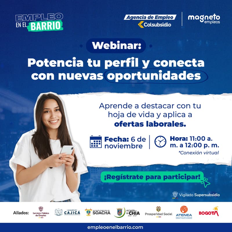 Cover Image for Potencia tu perfil y conecta con nuevas oportunidades | Webinar Magneto - Colsubsidio