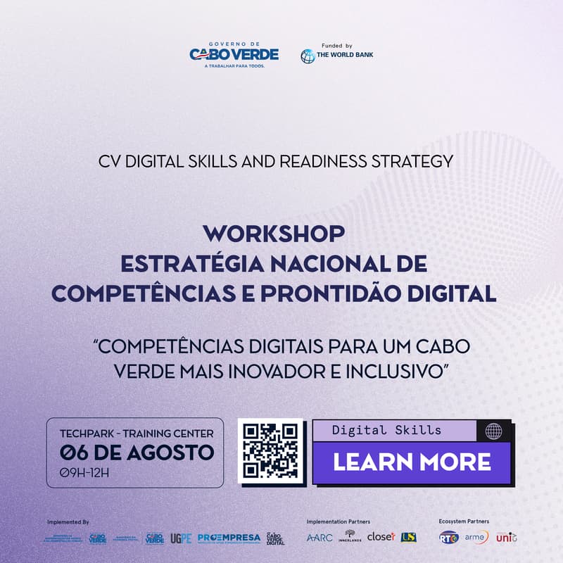 Cover Image for Workshop: Estratégia Nacional de Competências e Prontidão Digital