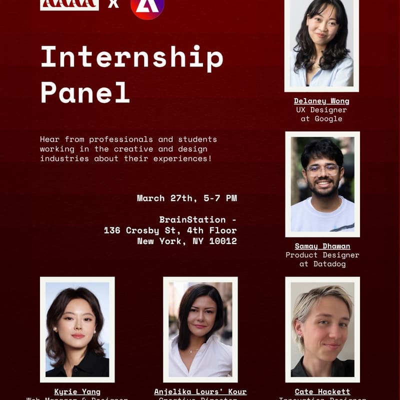 Cover Image for Creative Internship Panel Talk