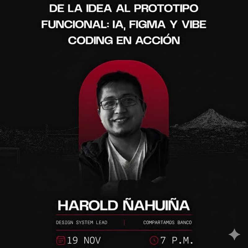 Cover Image for De la idea al prototipo funcional: IA, Figma, Vibecoding en acción