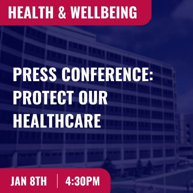 Cover Image for Press Conference: Protect Our Healthcare