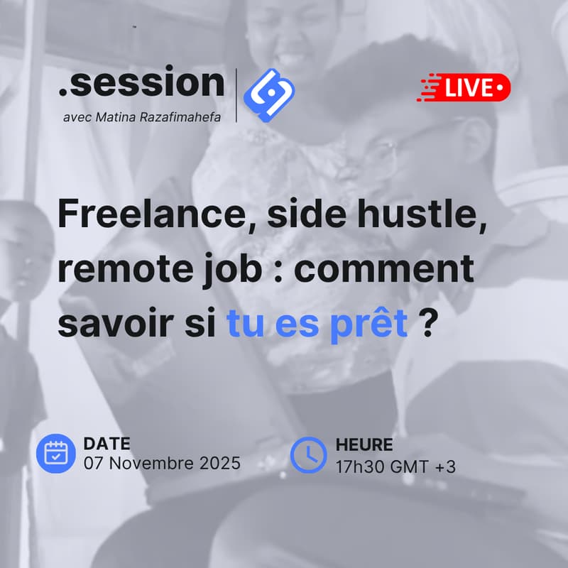 Cover Image for SAYNA .session by Matina | Freelance, side hustle, remote job : comment savoir si tu es prêt ?