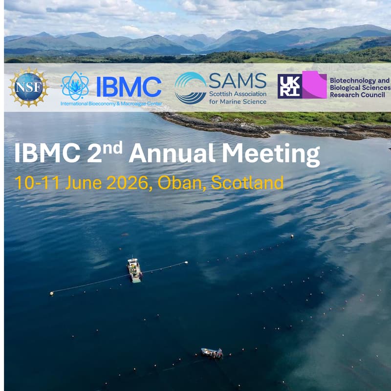 Cover Image for The International Bioeconomy Macroalgae Center (IBMC) 2nd Annual Meeting