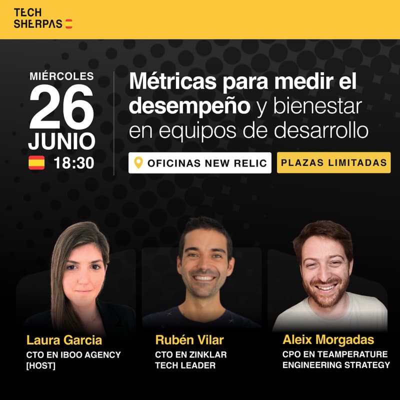 Cover Image for Métricas para medir el desempeño y bienestar en equipos de desarrollo (Barcelona)