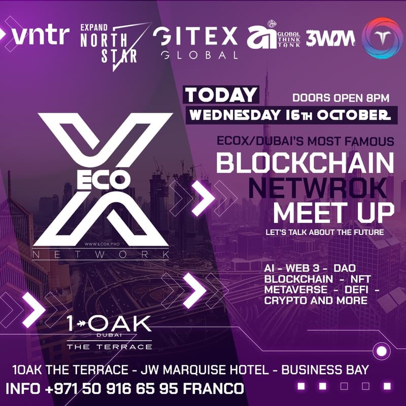 Cover Image for EcoX Gitex Edition Northstar startups Vntr Mixer