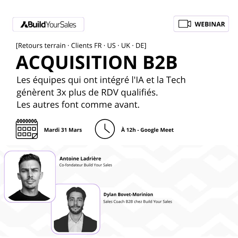 Cover Image for Acquisition B2B en 2026 : les équipes qui ont intégré l'IA génèrent 3x plus de RDV.