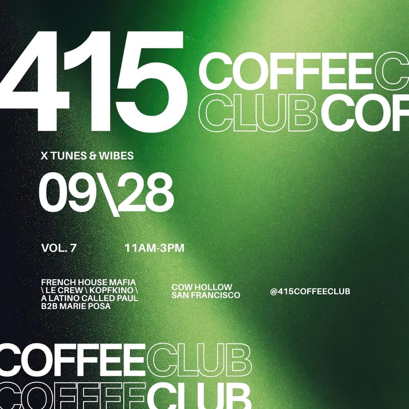 Cover Image for 415 Coffee Club: Vol. 7 ☕️🪩