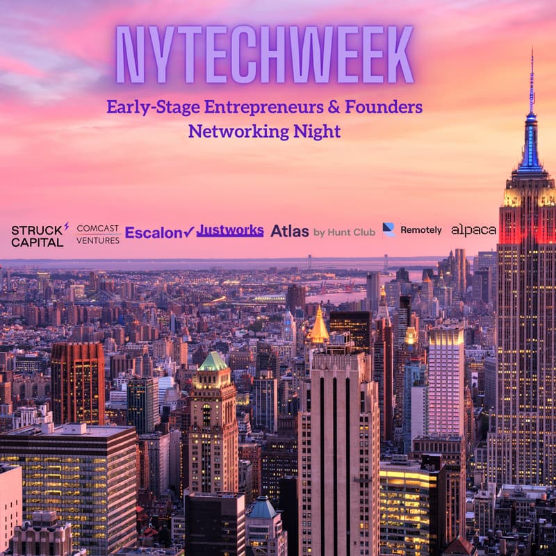 Cover Image for Early-Stage Founders & Investors Networking Night #NYTechWeek