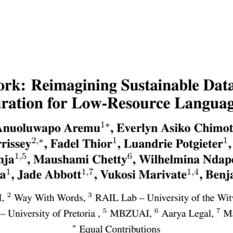 Cover Image for Research Saturday Week 6: The Esethu Framework