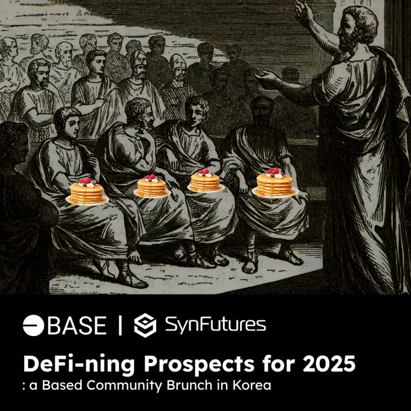 Cover Image for DeFi-ning Prospects for 2025  :  Based Community Brunch in Korea by SynFutures