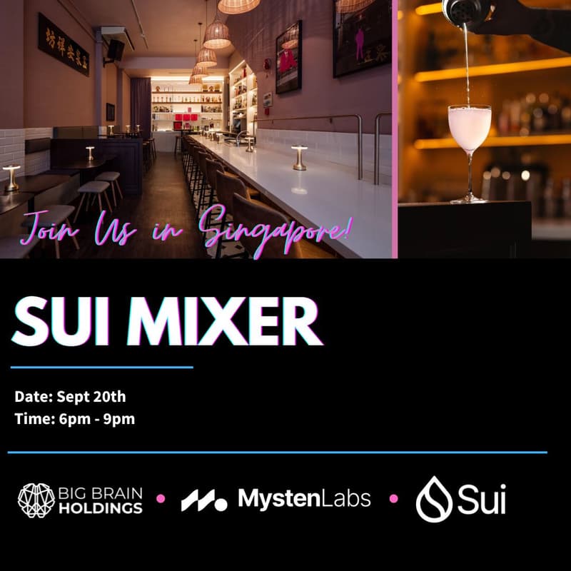Cover Image for Sui Social Meetup: Hosted by Sui & Big Brain Holdings