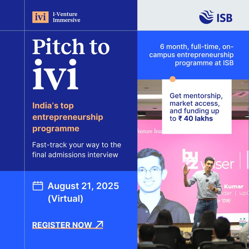 Cover Image for Pitch to ivi – Virtual Edition | IIT-Bombay | August 21, 2025 | 10:00 AM - 6:00 PM