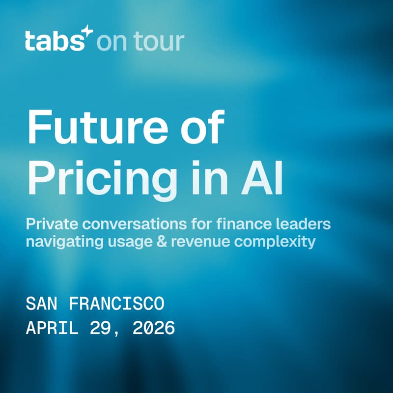Cover Image for Tabs on Tour x SF | Future of Pricing in AI